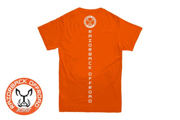 Short Orange RBO RazorBack Offroad™ - Sleeve T-Shirt