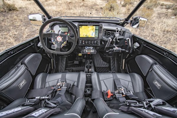 Driver's and Passenger's Seat and Dash for Polaris RZR Turbo S Custom UTV SEMA Build