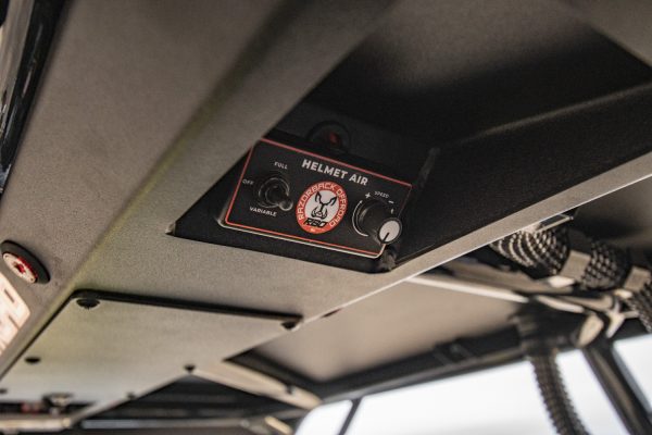 Overhead Console Helmet Controls for Polaris RZR Turbo S Custom UTV SEMA Build
