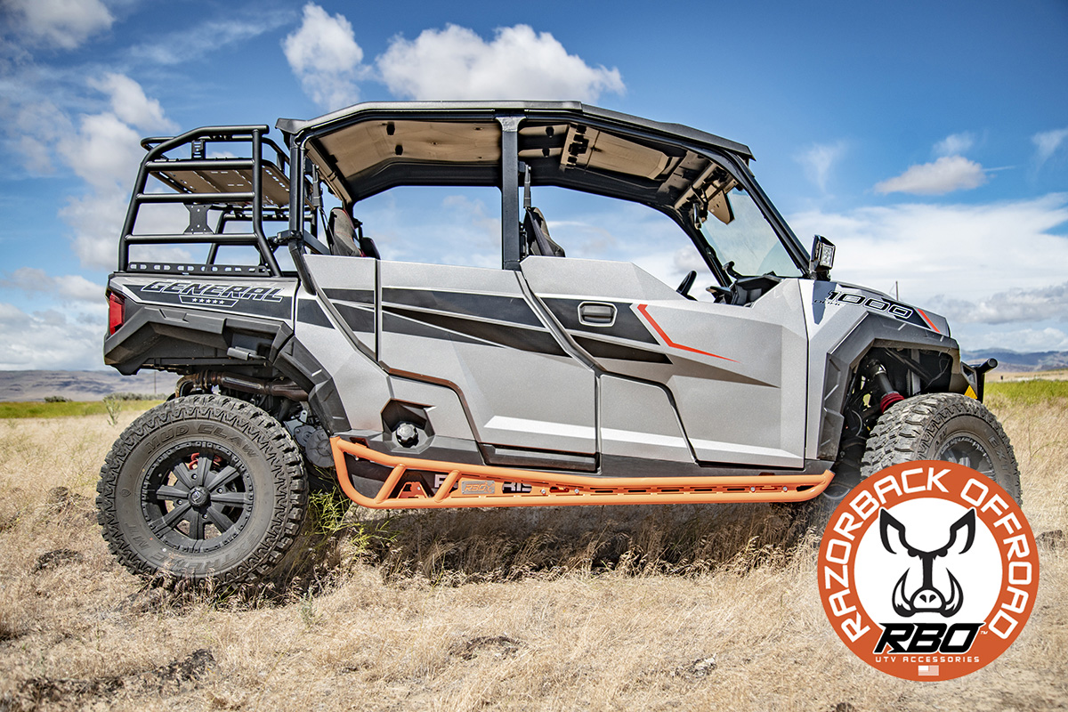 Polaris General 4Seat Rock Sliders RBO3020 RazorBack Offroad™