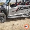 A utv parked in a field