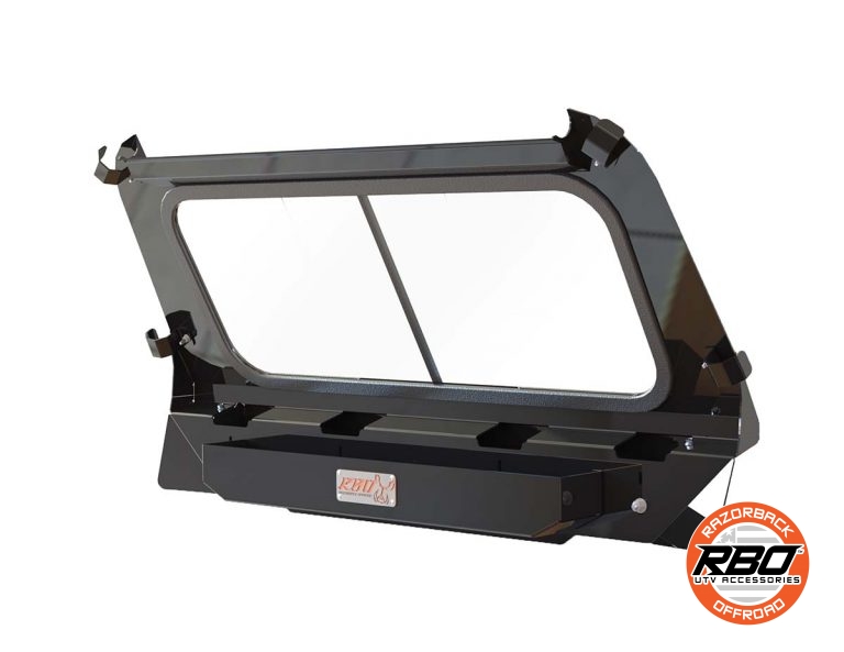 2014 - 2023 Polaris RZR® 1000 Rear Sliding Windshield - RazorBack Offroad™