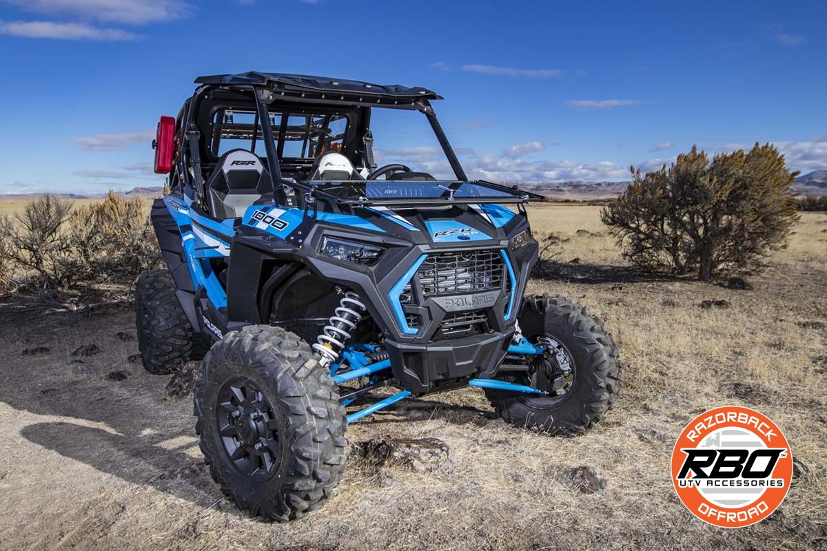 Folding Glass Windshield for Polaris RZR 1000 - Razorback Offroad™