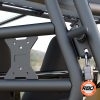 Closeup of locked expedition rack