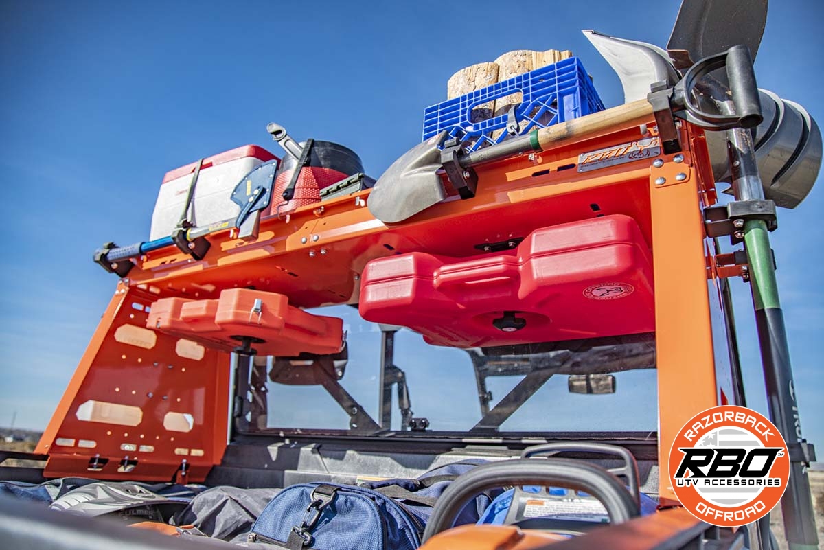 Tracker 800SX UTV's Rear Storage Rack Razorback Offroad™