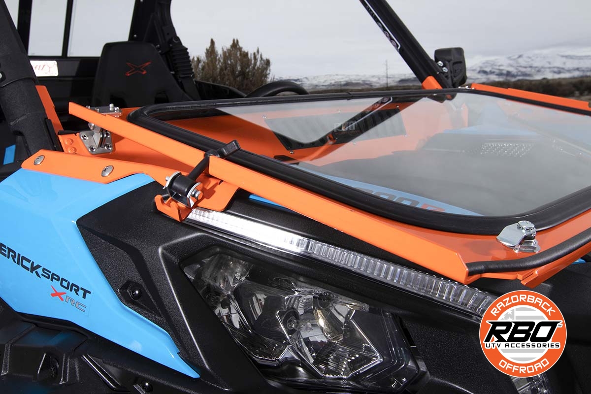 Folding Glass Windshield for Can Am Maverick Trail & Sport SxS RBO™