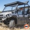 UTV front in dry grass