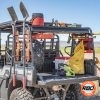 UTV filled with gear