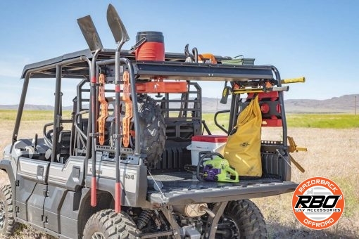 UTV filled with gear