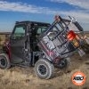 UTV with bed lifted