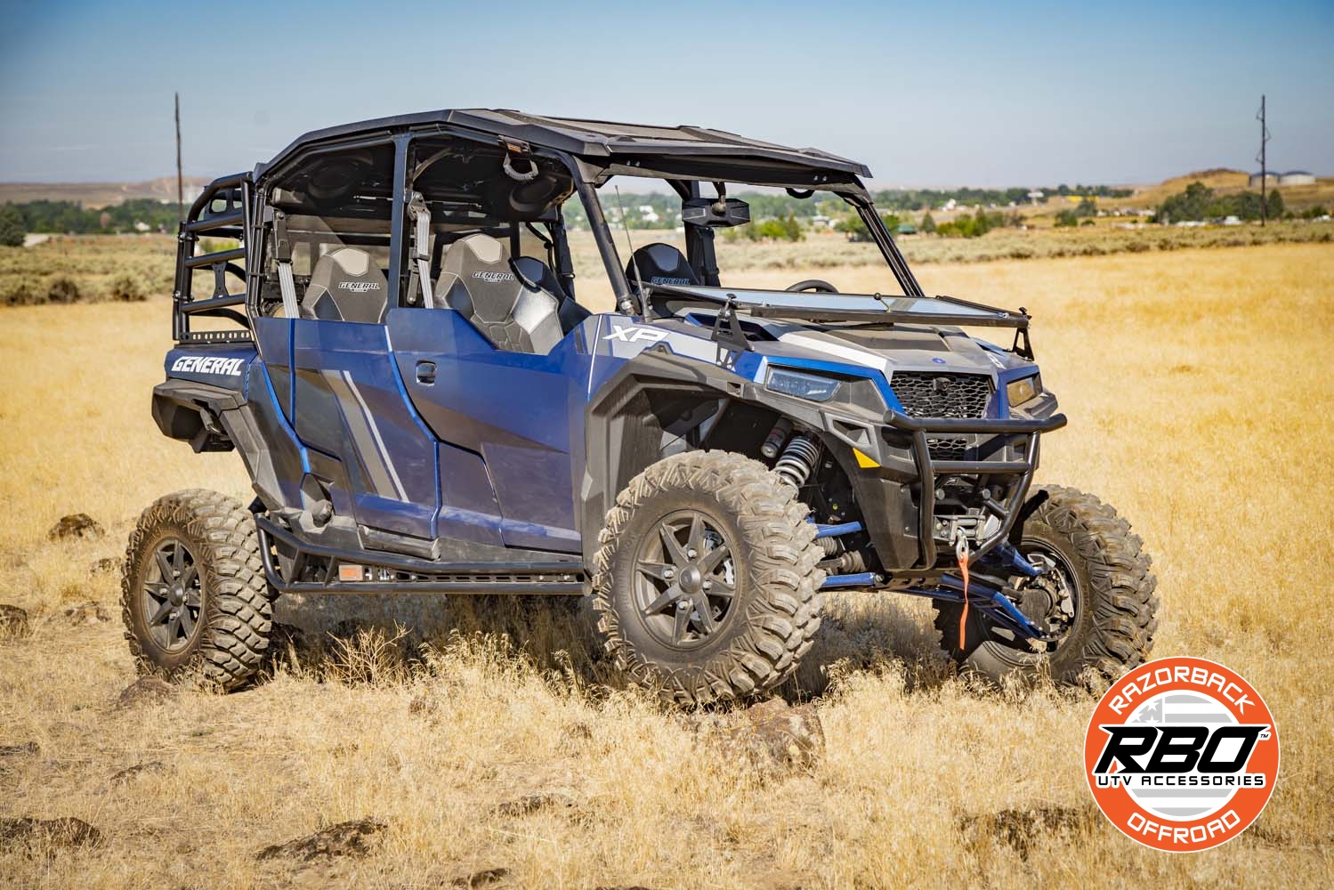 Polaris General 4-Seat Rock Sliders - Razorback Offroad™