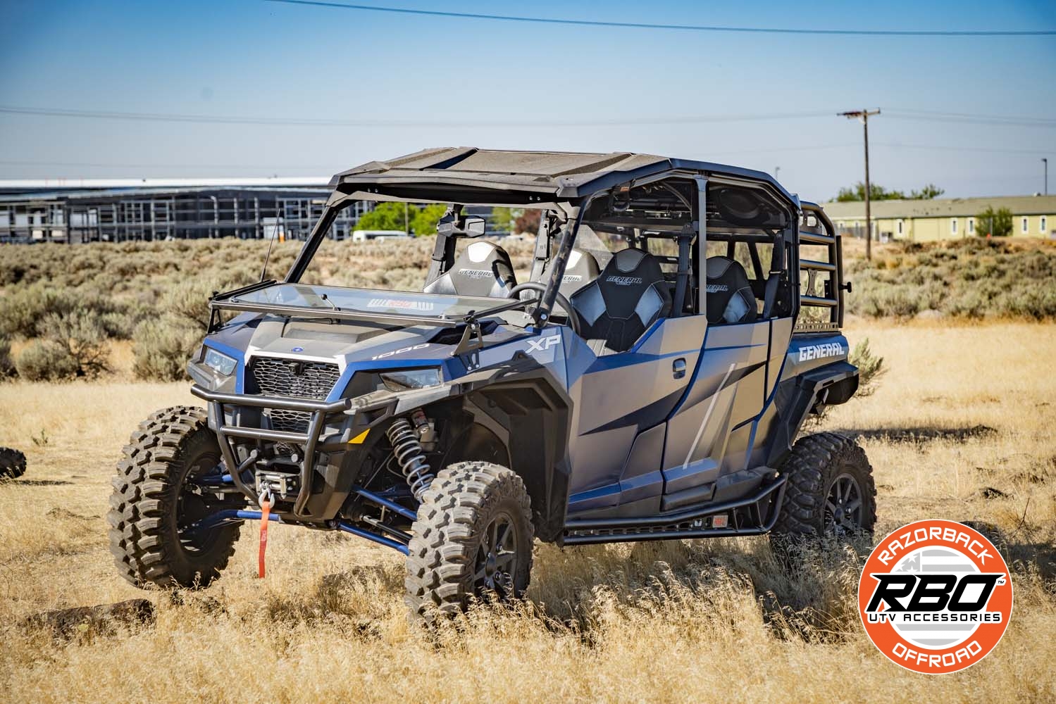 Polaris General 4-Seat Rock Sliders - Razorback Offroad™