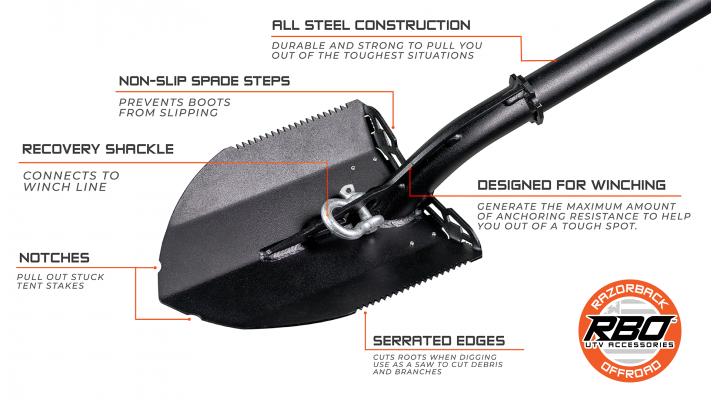 RBO Offroad Recovery Shovel Spade Graphics