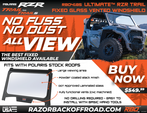 RBO-RBO4185-Ultimate-RZR-Trail-Fixed-Glass-Windshield-Ad-DOC0495