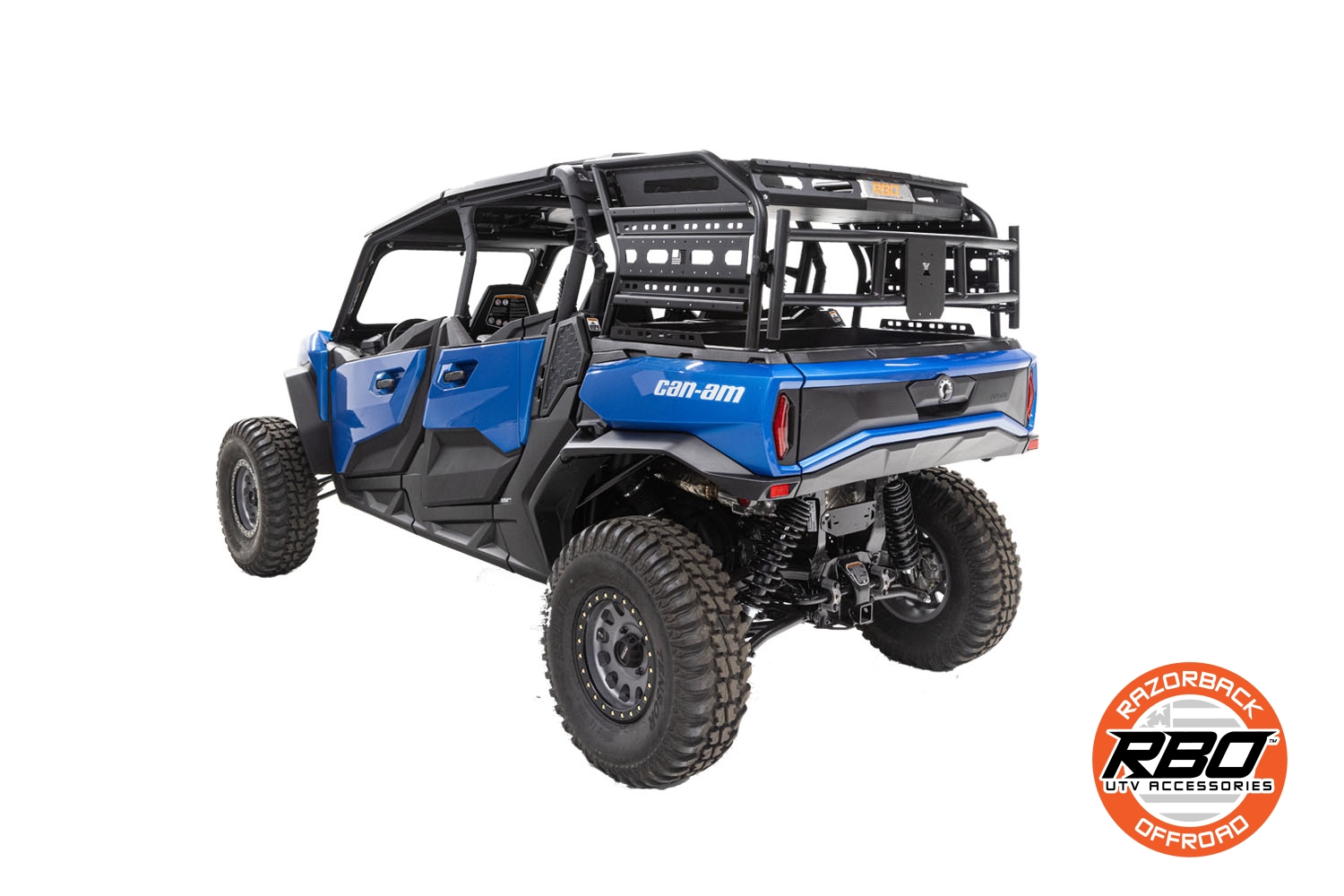 Can-Am Commander Expedition Rack far angle
