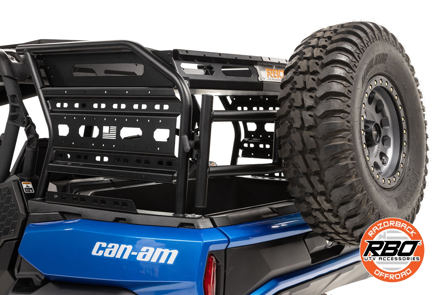 Can-Am Commander Expedition Rack with wheel mount