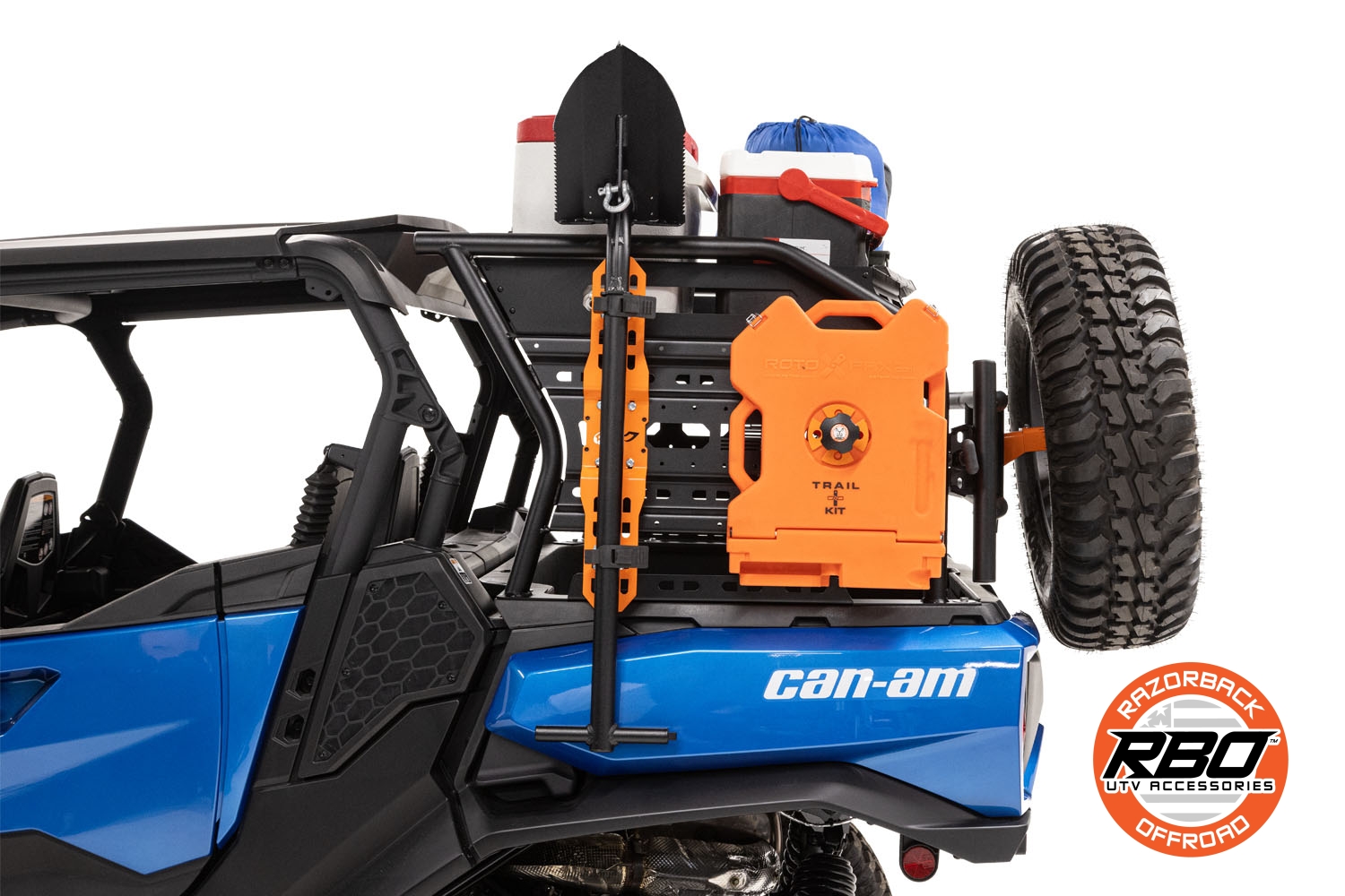 Can-Am Commander Expedition Rack with shovel mount