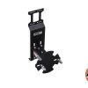 Razorback Offroad Spare Tire Mount, black steel construction, for Polaris Ranger XD 1500 (2024-2025).