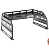 Profile view of Razorback Offroad Cargo Rack showcasing steel frame construction for Polaris Ranger XD 1500