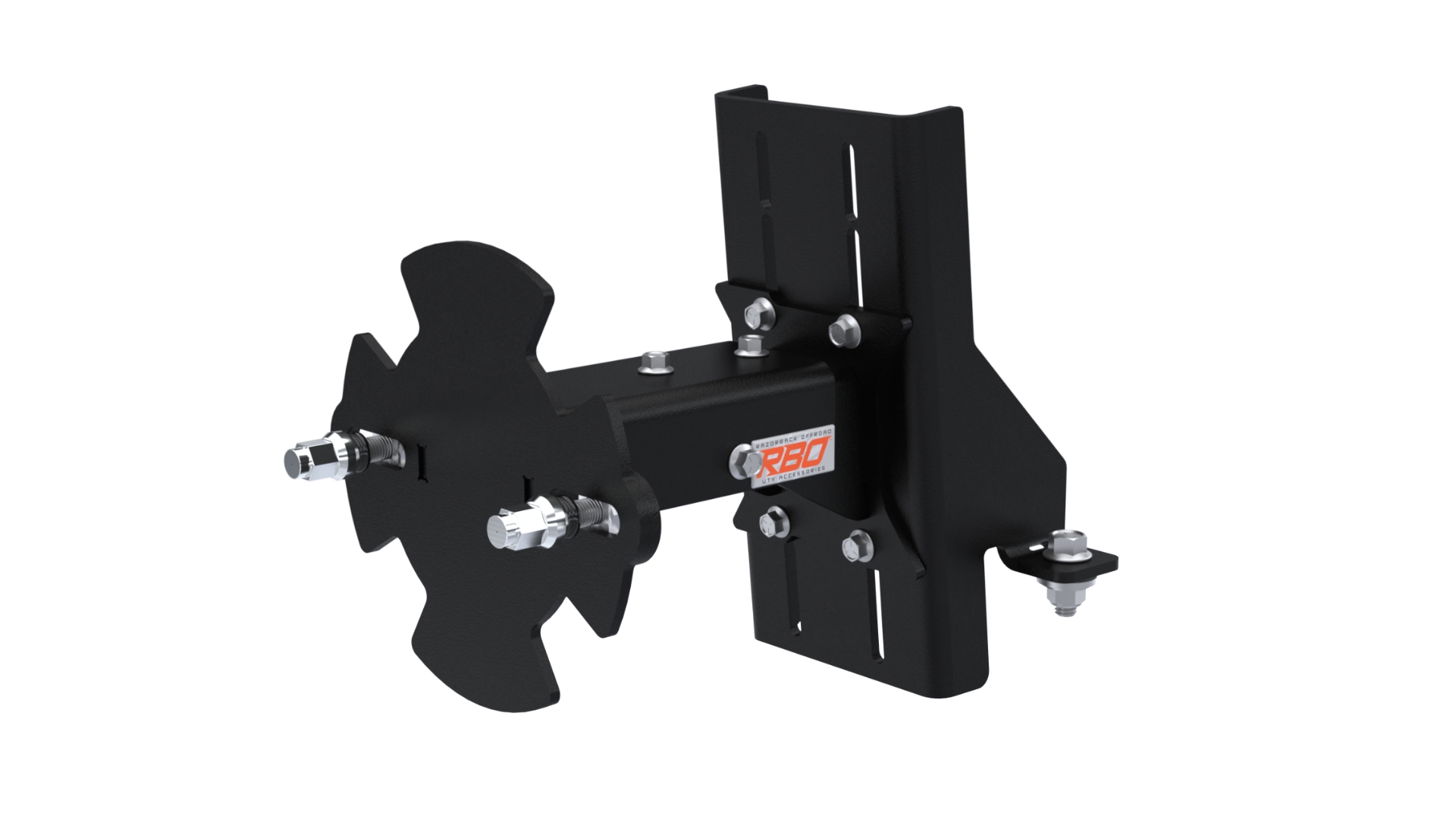 RBO13284-UTV-Chase-Rack-&-Bedside-Rail-Spare-Tire-Mount – 2
