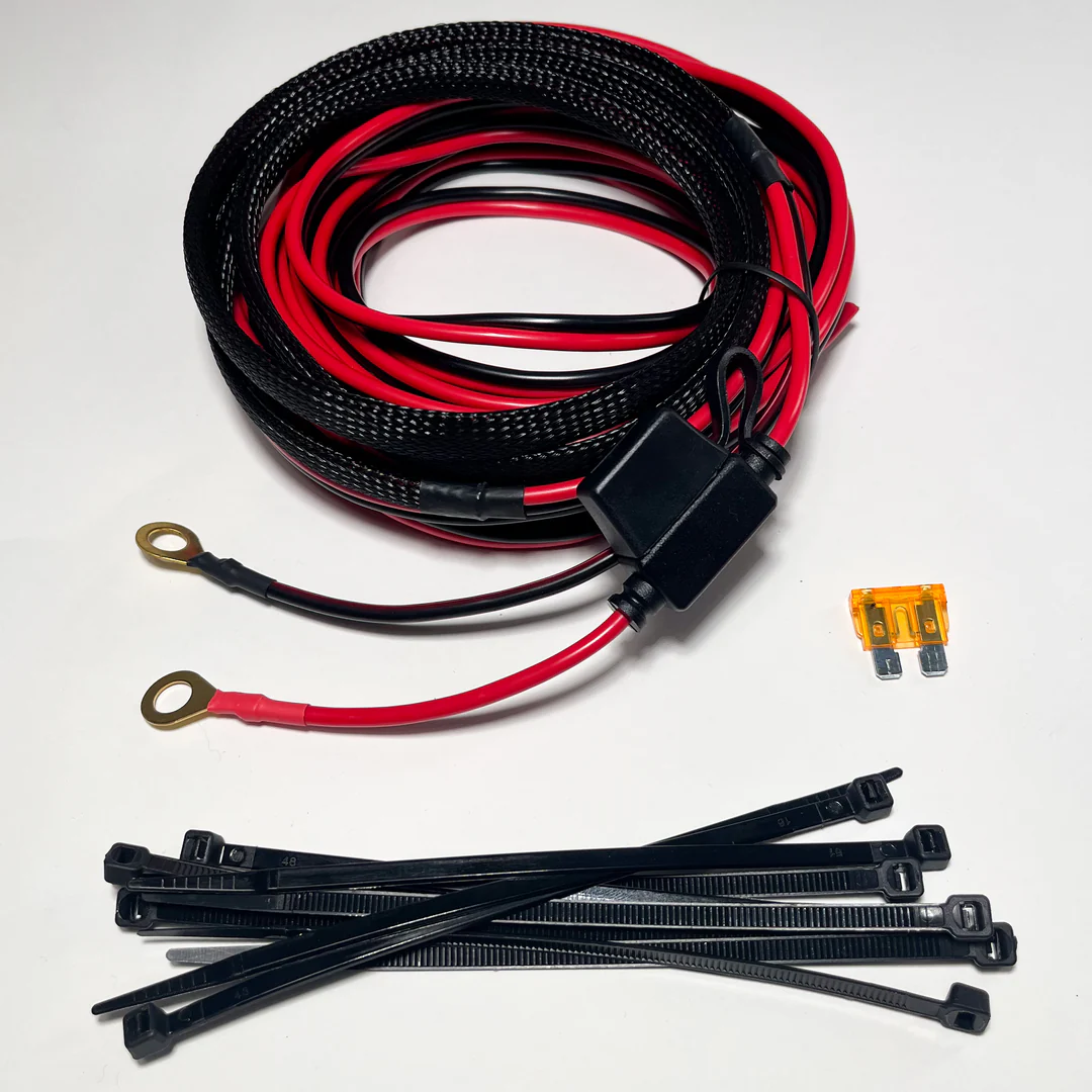 kingpin-led-light-bar-power-supply-kit-12v 12V power supply kit for Kingpin V-Series LED light bar wiring.