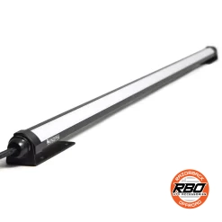 Kingpin V-Series 40" Rotating LED Light Bar with slim anodized aluminum housing and white lens.